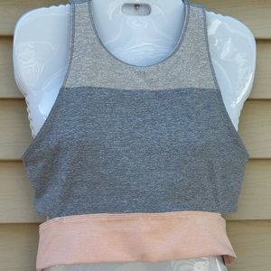 Outdoor Voices Tri Tone Crop Top Size M